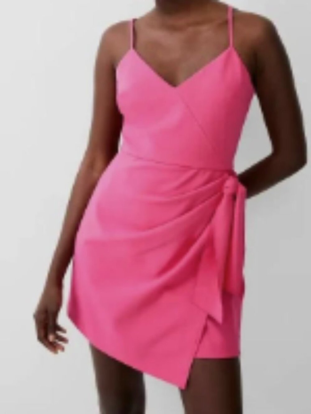 French Connection Bright Pink Dress with Bow